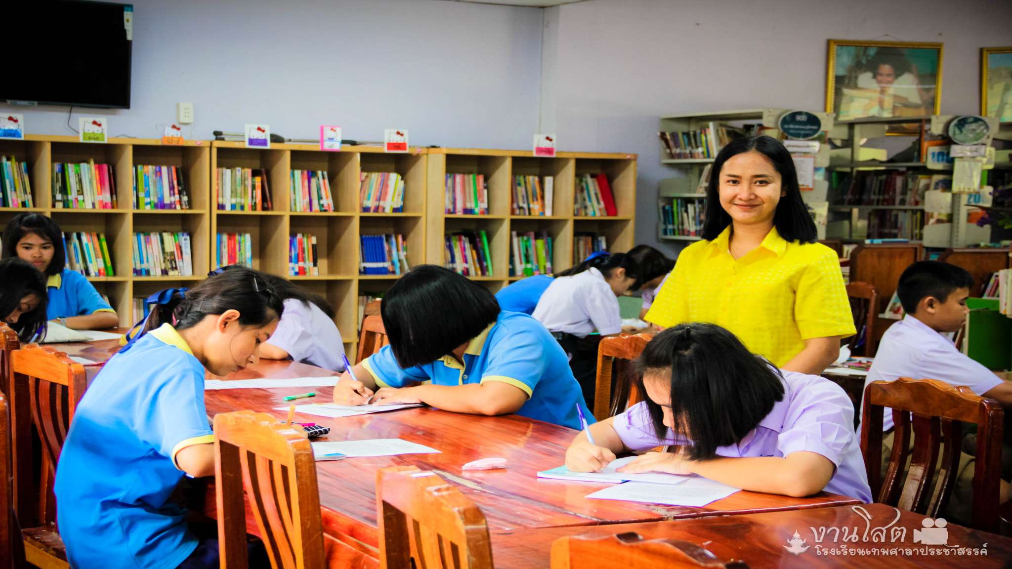 กิจกรรมสร้างเสริมนิสัยรักการอ่าน  สัปดาห์ห้องสมุด และ วันภาษาไทยแห่งชาติ 2562