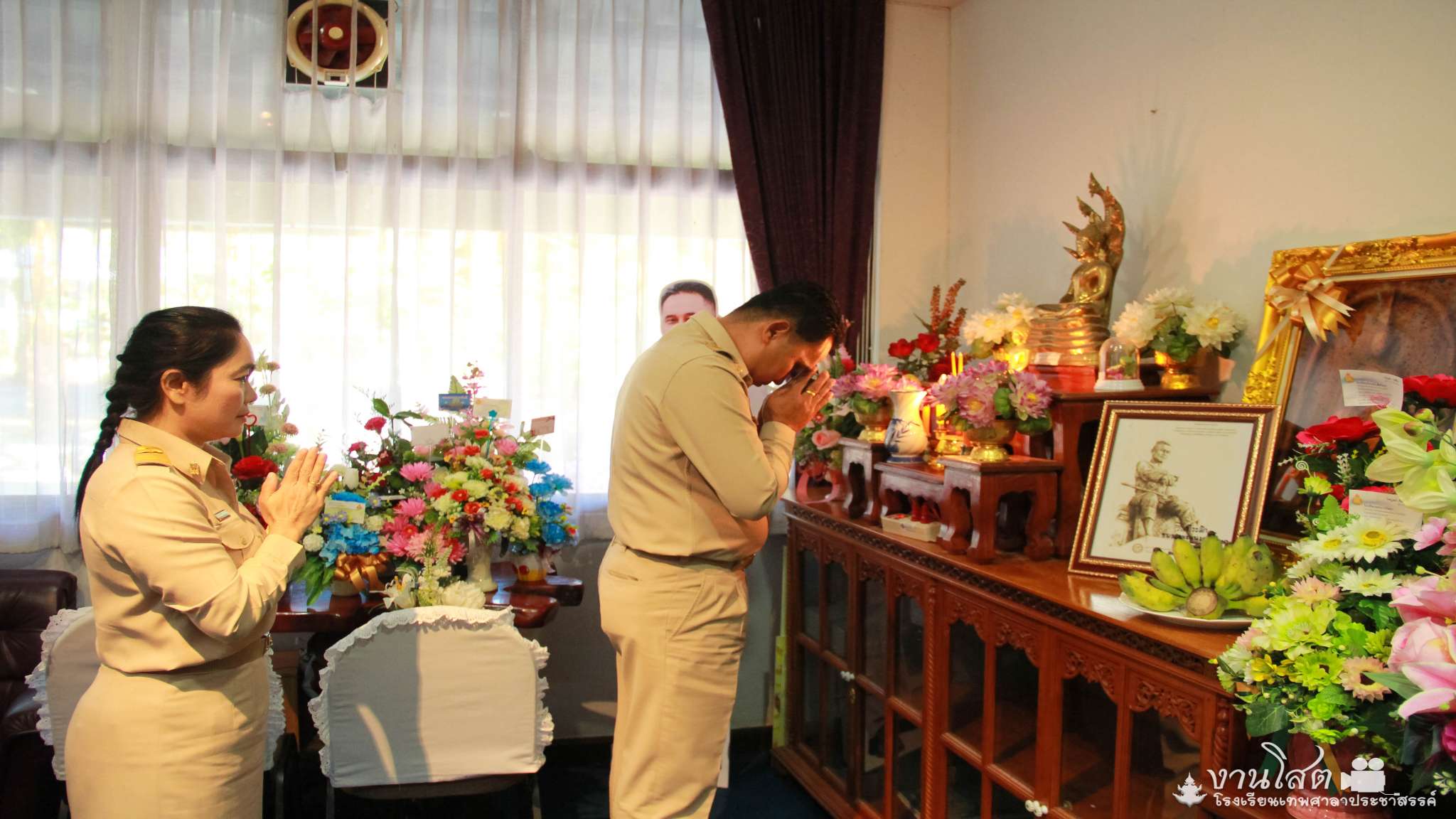 ต้อนรับ ผอ.สังวร ยมรัตน์ ผู้อำนวยการโรงเรียนเทพศาลาประชาสรรค์
