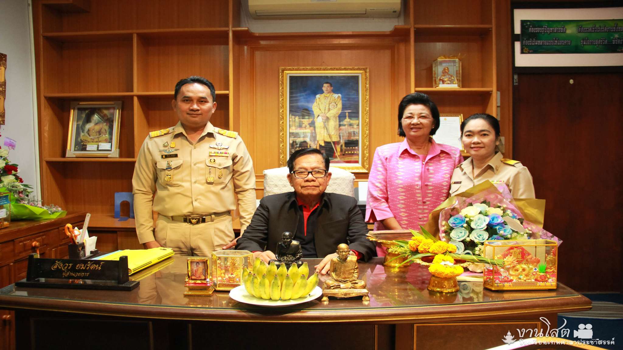ต้อนรับ ผอ.สังวร ยมรัตน์ ผู้อำนวยการโรงเรียนเทพศาลาประชาสรรค์